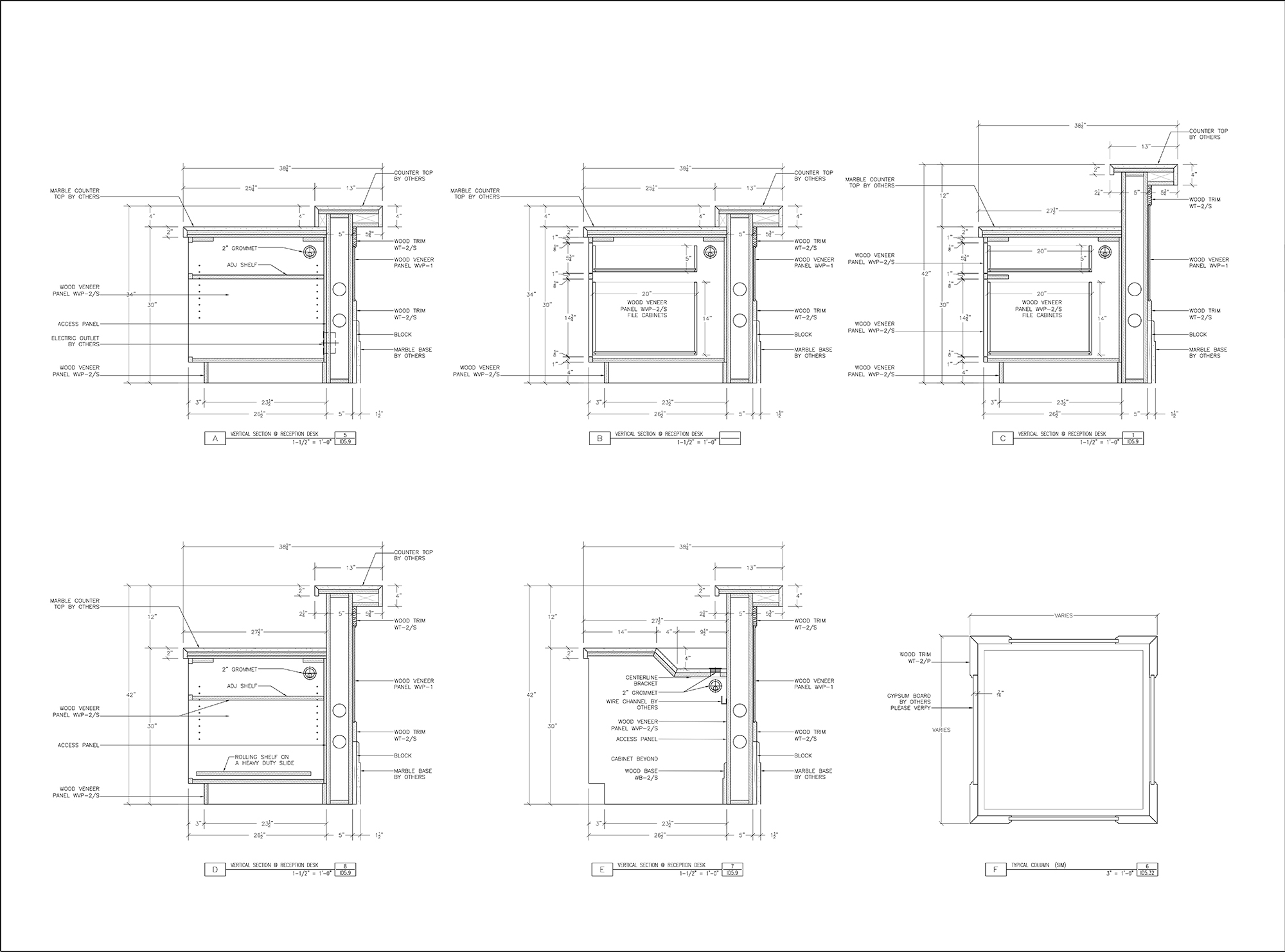 Featured image of post Reception Desk Section Detail Drawing In our file all blocks are ready for