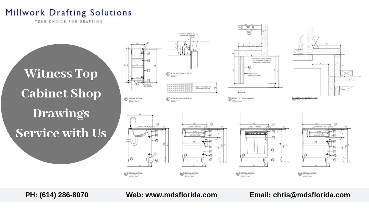 Witness Top Cabinet Shop Drawings Service With Us Millwork